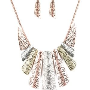Necklace with earrings
